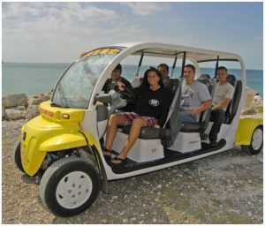 Six Seat Electric Car Rental Key West