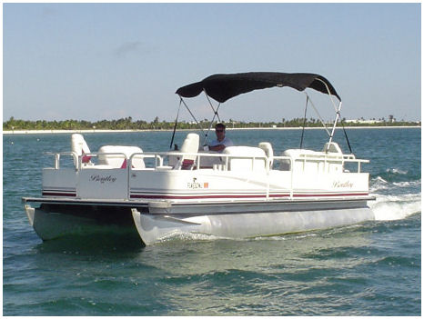 16 ft-pontoon boat rental