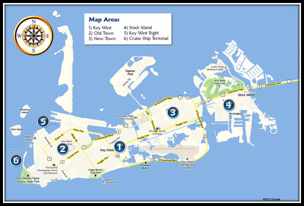 Maps Excursions of Key West