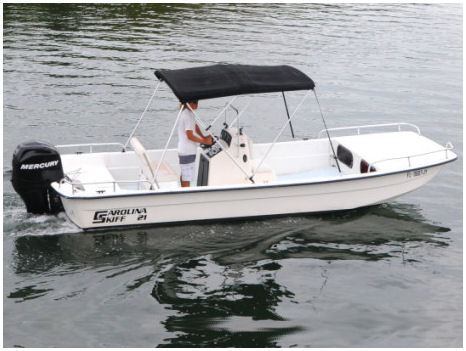 21' Carolina Skiff Boat Rental - Excursions of Key West